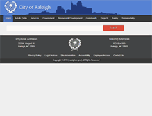 Tablet Screenshot of gsa.raleighnc.gov
